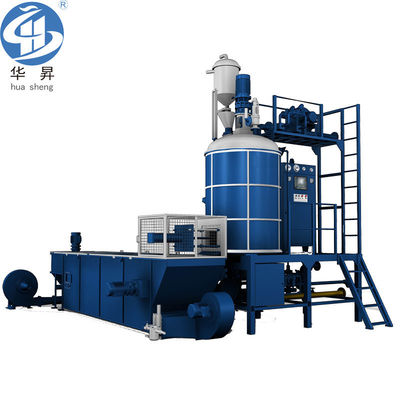 EPS Batch Pre-Expander Machine Peso bruto 2500.000kg Ingenieros para el servicio en el extranjero