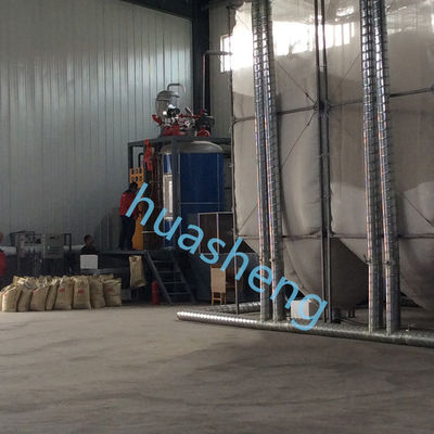 EPS Batch Pre-Expander Machine Peso bruto 2500.000kg Ingenieros para el servicio en el extranjero