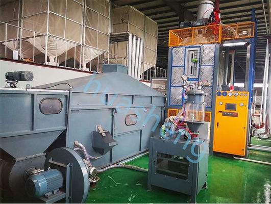Máquina de fabricación de cuentas de EPS de densidad de 8-30 kg/m3 para la producción de cuentas de poliestireno expandido